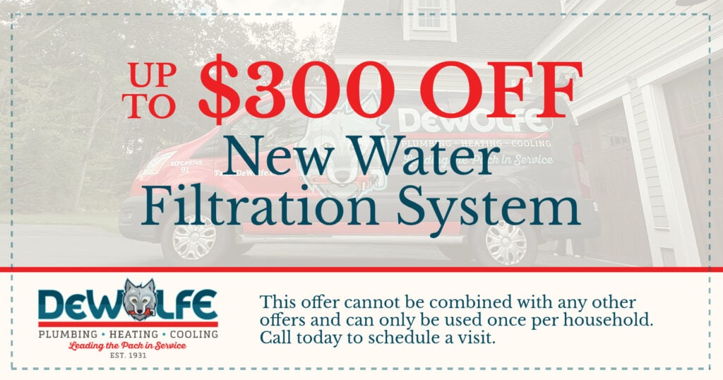 $300 Off New Water Filtration System.